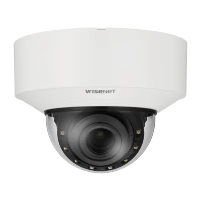 Hanwha - XND-C8083RV - Powered by WN7, Indoor Network AI IR Dome Camera, 6MP resolution @ 30FPS, 4.4~9.3mm(2.1x) (112.1°~47.5°) motorized varifocal lens, Triple codec (H.265/H.264/MJPEG), IR viewable length 40m (131.2ft), USB port for easy installati
