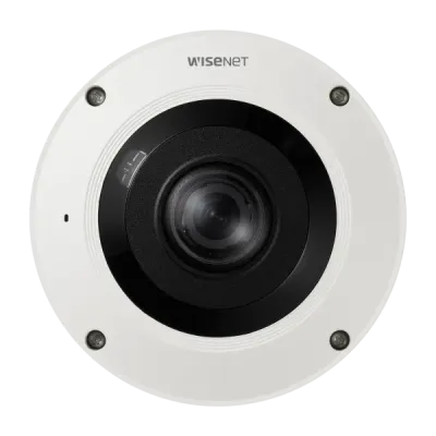 Hanwha - XNF-9010RV - 12 MP Outdoor 360° Fisheye X Series Camera, 1.08 mm Fixed Focal Lens