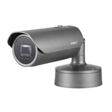 Hanwha - XNO-6085R - Wisenet X powered by Wisenet 5 network IR outdoor vandal bullet camera, eXtraLUX features 1/2" sensor with F0.94 Lens, back box, 2MP, Full HD(1080p) @60fps, motorized vari-focal lens 4.0x (4.1~16.4mm) (100°~26.2.9°), triple codec