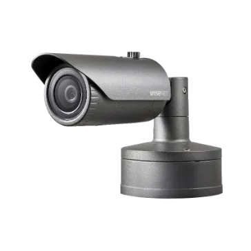 Hanwha - XNO-8030R - Wisenet X powered by Wisenet 5 network outdoor vandal bullet camera, 5MP @30fps, 4.6mm fixed lens (77.9°), triple codec H.265/H.264/MJPEG with WiseStream II technology, 120dB WDR, USB port for easy installation, advanced video an