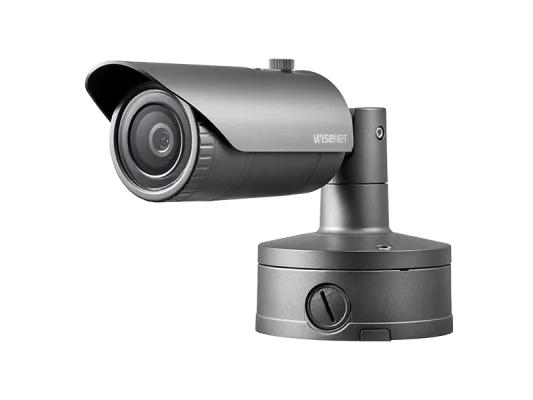 Hanwha - XNO-8030R - Wisenet X powered by Wisenet 5 network outdoor vandal bullet camera, 5MP @30fps, 4.6mm fixed lens (77.9°), triple codec H.265/H.264/MJPEG with WiseStream II technology, 120dB WDR, USB port for easy installation, advanced video an