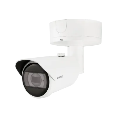 Hanwha - XNO-9083R - 4K Outdoor Network AI IR Bullet Camera with 4.4~9.3mm Lens