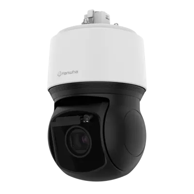 Hanwha - XNP-C8303RW - Powered by WN7 PTZ Plus with AI, 6MP @ 30FPS resolution, 5mm~150mm (30x) lens, build in wiper and adaptive Wise IR (200m), extreme WDR 120dB, Day & Night ICR, H.265, H.264, MJPEG codec support, Analytics events based on AI engi