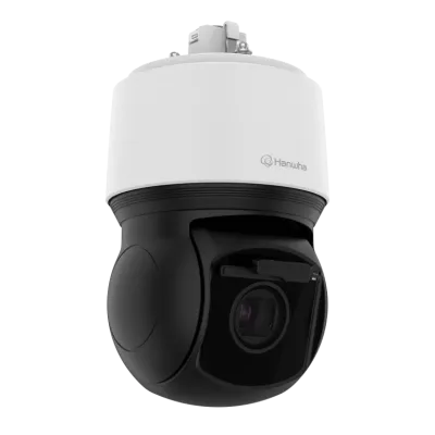 Hanwha - XNP-C8303RW - Powered by WN7 PTZ Plus with AI, 6MP @ 30FPS resolution, 5mm~150mm (30x) lens, build in wiper and adaptive Wise IR (200m), extreme WDR 120dB, Day & Night ICR, H.265, H.264, MJPEG codec support, Analytics events based on AI engi