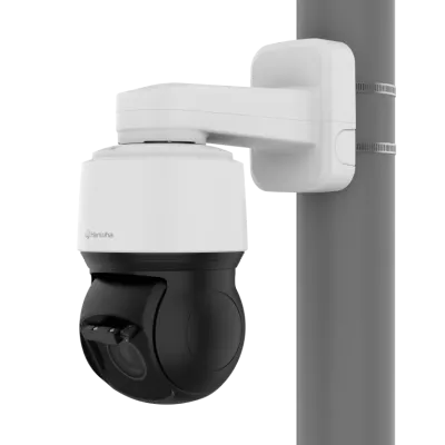 Hanwha - XNP-C8303RW - Powered by WN7 PTZ Plus with AI, 6MP @ 30FPS resolution, 5mm~150mm (30x) lens, build in wiper and adaptive Wise IR (200m), extreme WDR 120dB, Day & Night ICR, H.265, H.264, MJPEG codec support, Analytics events based on AI engi