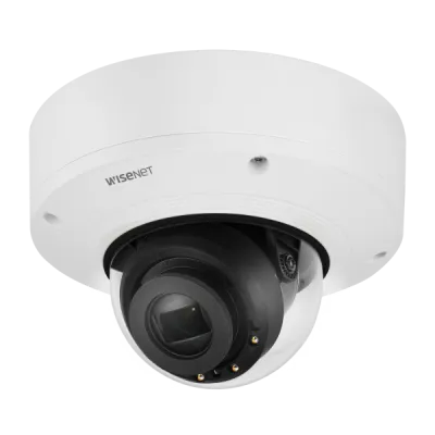 Hanwha - XNV-6081RE - Wisenet X powered by Wisenet 5 network IR outdoor vandal dome camera with PoE Extender, PoE+ in PoE out, 2MP @60fps, Motorized Varifocal Lens (2.8mm ~12mm), triple codec H.265/H.264/MJPEG with WiseStream II technology,WDR 150dB,