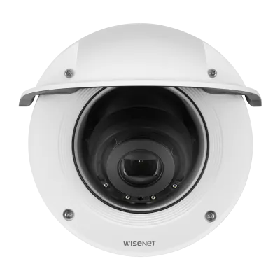 Hanwha - XNV-6081RE - Wisenet X powered by Wisenet 5 network IR outdoor vandal dome camera with PoE Extender, PoE+ in PoE out, 2MP @60fps, Motorized Varifocal Lens (2.8mm ~12mm), triple codec H.265/H.264/MJPEG with WiseStream II technology,WDR 150dB,