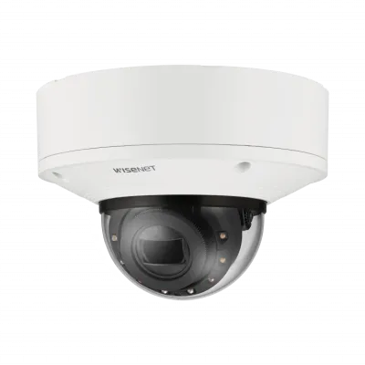 Hanwha - XNV-6083R - Powered by WN7, X-Plus series, Outdoor Network AI IR Vandal Dome Camera, 2MP resolution @ 120FPS, 2.8~12mm(4.3x) (119.5°~27.9°) motorized varifocal lens, Triple codec (H.265/H.264/MJPEG), IR viewable length 50m (164ft), USB port 