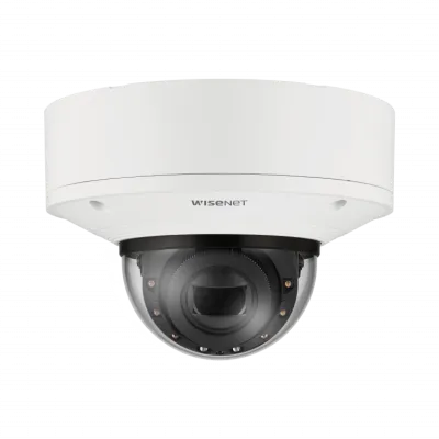 Hanwha - XNV-6083R - Powered by WN7, X-Plus series, Outdoor Network AI IR Vandal Dome Camera, 2MP resolution @ 120FPS, 2.8~12mm(4.3x) (119.5°~27.9°) motorized varifocal lens, Triple codec (H.265/H.264/MJPEG), IR viewable length 50m (164ft), USB port 