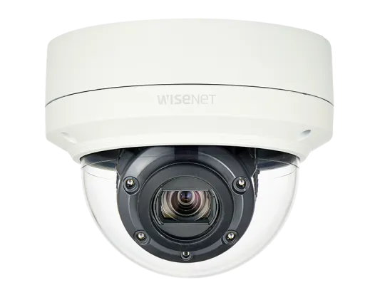 Hanwha - XNV-6120R - Wisenet X powered by Wisenet 5 network IR outdoor vandal dome camera, 2MP, Full HD(1080p) @60fps, 12X optical zoom lens (5.2mm ~62.4mm) (54.58º ~ 5.30º), triple codec H.265/H.264/MJPEG with WiseStream II technology, 150dB WDR, US