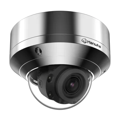 Hanwha - XNV-8080RSA - 5MP Stainless Steel IR Vandal Dome