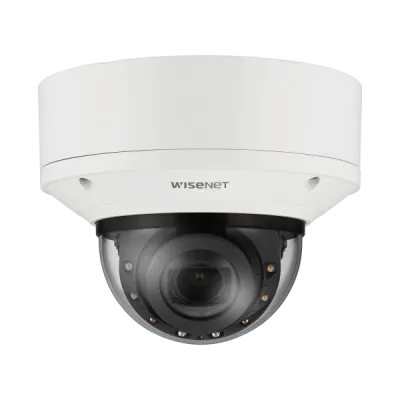 Hanwha - XNV-8083R - 6MP IR Outdoor Vandal Dome AI Camera