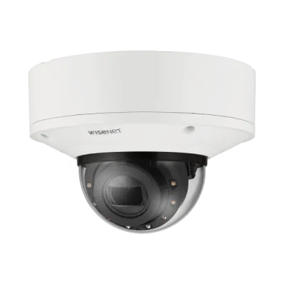 Hanwha - XNV-8093R - Powered by WN7, X-Plus series, Outdoor Network AI IR Vandal Dome Camera, 6MP resolution @ 30FPS, 10.9~29mm(2.7x) (42°~15°) motorized varifocal lens, Triple codec (H.265/H.264/MJPEG), IR viewable length 70m (229.66ft), USB port fo