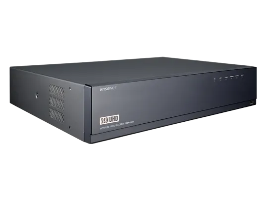 Hanwha - XRN-1610-8TB - 16CH 4K 180Mbps NVR-8TB