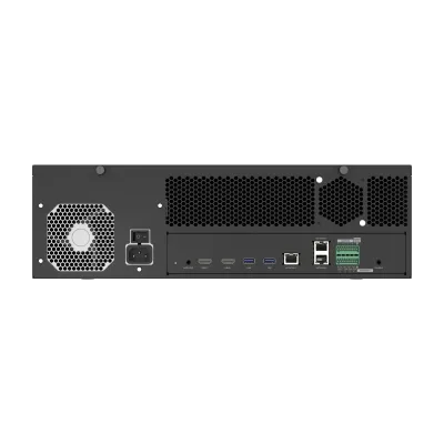Hanwha - XRN-3220B4-80TB - 8K NVR (Intel based), 32Ch, 80TB RAW, 16 SATA HDD bays (up to 10TB per HDD), H.265/H.264/MJPEG, SUNAPI, ONVIF, ARB (Automatic Recovery Backup) & Failover (N+1), Up To 520 Mbps Recording / Up To 200 Mbps Playback, Dual Strea