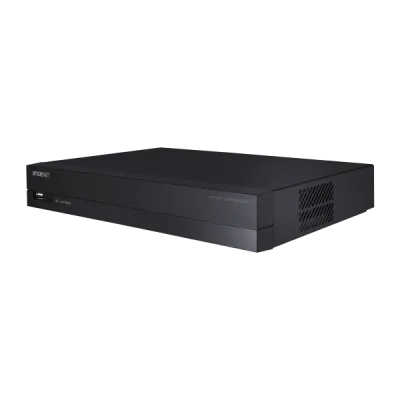 Hanwha - XRN-420S-4TB - 4K NVR (Intel based) 4TB RAW, 4CH with 4 PoE/PoE+ ports (PoE Budget 50W), H265,H264, MJPEG, 1 fixed internal SATA HDDs (6TB max), ARB (Automatic Recovery Backup), 50 Mbps recording / up to 32 Mbps playback, Dual stream recordi