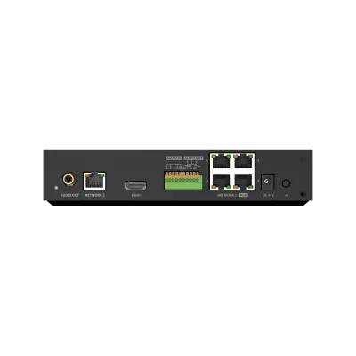 Hanwha - XRN-426S-1T - 4K Network Video Recorder 4 channel with PoE/PoE+ Ports, 1TB SSD
