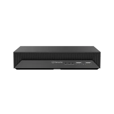 Hanwha - XRN-426S-1T - 4K Network Video Recorder 4 channel with PoE/PoE+ Ports, 1TB SSD