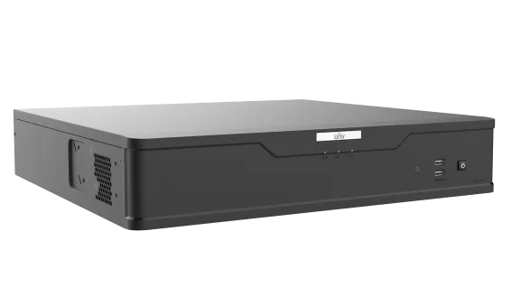 UNV - XVR308-32Q3 - UNV 8 Hard Disks 32-Channel 5MP TVI CVI AHD H.265 Hybrid Network Video Recorder, Audio over Coax
