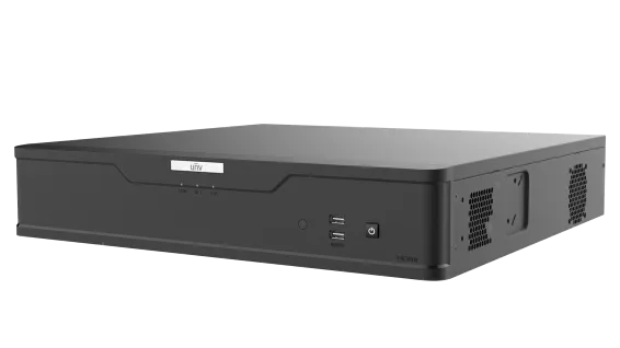 UNV - XVR308-32Q3 - UNV 8 Hard Disks 32-Channel 5MP TVI CVI AHD H.265 Hybrid Network Video Recorder, Audio over Coax