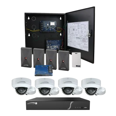 Speco - ACKIT2VIDB - 4 Door Access Control & Video Integrated System