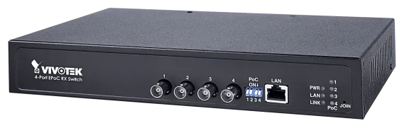 Vivotek - AW-FCT-050A-250 - 4 Ports Unmanaged EPoC Switch