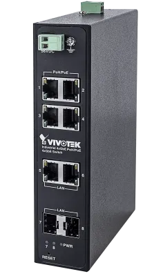 Vivotek - AW-IHH-0800 - Industrial 4xGE 95W PoH/PoE + 2xGE UTP + 2xGE SFP Switch