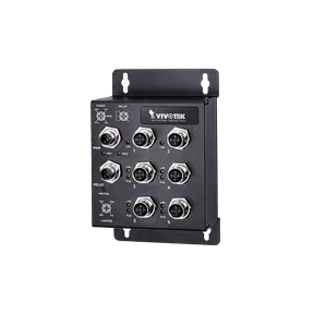 Vivotek - AW-IHT-0602 - Industrial EN50155 4xFE M12 PoE + 2xFE M12 Switch