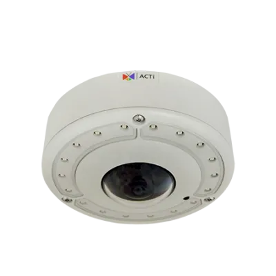 ACTi - B77A - 6MP f1.65mm Outdoor Hemispheric Dome with IR LED 20m, WDR 130dB