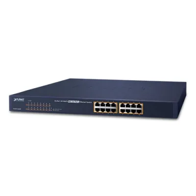 Planet - FNSW-1600P - 16-Port 10/100Mbps PoE Fast Ethernet Switch (125W)