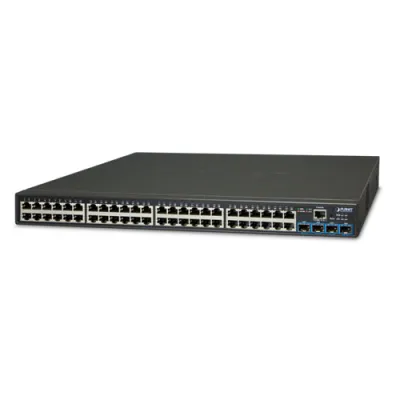 Planet - GS-2240-48T4X - 48-port 10/100/1000T + 4-port 10G SFP+ Web Smart Switch