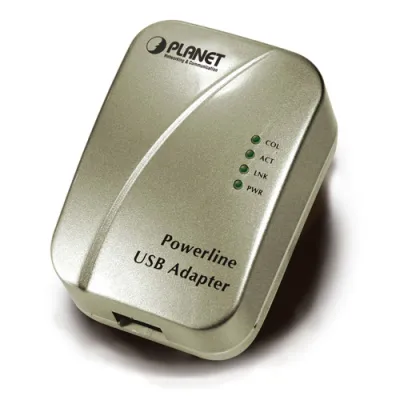 Planet - PL-104U-EU - Wall-Mount USB to Power Line Adapter (EU Type)