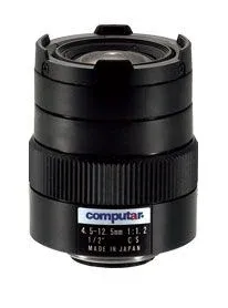 Computar  - CMP-H3Z4512CS-IR - 1/2-inch 4.5-12.5mm F1.2 with Iris & Focus, Day/Night IR