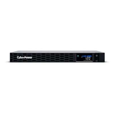 CYBERPOWER - CP1000PFCRM1U - 1000VA/600W 1U Rackmount UPS, 6 NEMA 5-15R Outlets, NEMA 5-15P Plug, 10 Ft. Cord, LCD, AVR, Sinewave, Relay, SNMP, PowerPanel Business Software, 3 Year Warranty