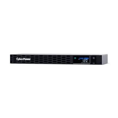 CYBERPOWER - CP500PFCRM1U - 500VA/300W 1U Rackmount UPS, 6 NEMA 5-15R Outlets, NEMA 5-15P Plug, 10 Ft. Cord, LCD, AVR, Sinewave, Relay, SNMP, PowerPanel Business Software, 3 Year Warranty