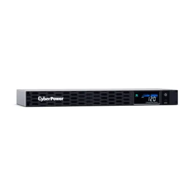 CYBERPOWER - CP500PFCRM1U - 500VA/300W 1U Rackmount UPS, 6 NEMA 5-15R Outlets, NEMA 5-15P Plug, 10 Ft. Cord, LCD, AVR, Sinewave, Relay, SNMP, PowerPanel Business Software, 3 Year Warranty