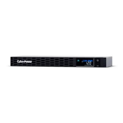 CYBERPOWER - CP700PFCRM1U - 700VA/400W 1U Rackmount UPS, 6 NEMA 5-15R Outlets, NEMA 5-15P Plug, 10 Ft. Cord, LCD, AVR, Sinewave, Relay, SNMP, PowerPanel Business Software, 3 Year Warranty