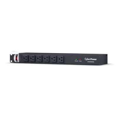 CYBERPOWER - CPS1615RMS - 1800 J, 125 V, 16 NEMA 5-15R (6 front, 10 rear), 6 ft cord, 3 year warranty