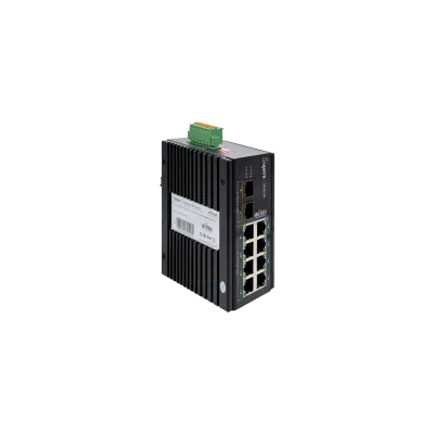 Wi-Tek - SP3010F - 8GE+2SFP Fiber Uplink Unmanaged Industrial PoE Switch with 8Port PoE