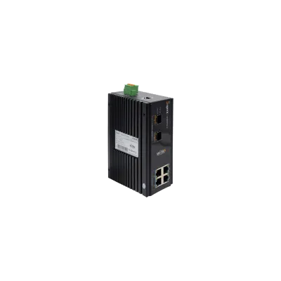 Wi-Tek - SP3006FM-L2 - 4GE+2*2.5G SFP Fiber Uplink L2 Managed Industrial PoE Switch with 4Port PoE