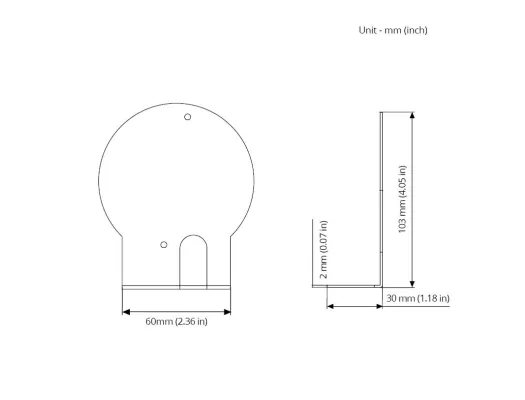 DA-WM4100 - Wall Mount - IDIS