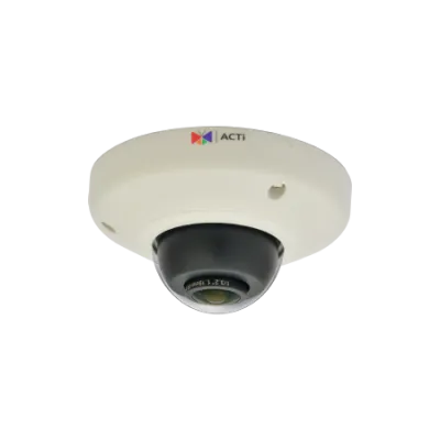 ACTi - E98 - 10 Megapixel Indoor Mini Fisheye Dome Camera, 1.37mm Lens