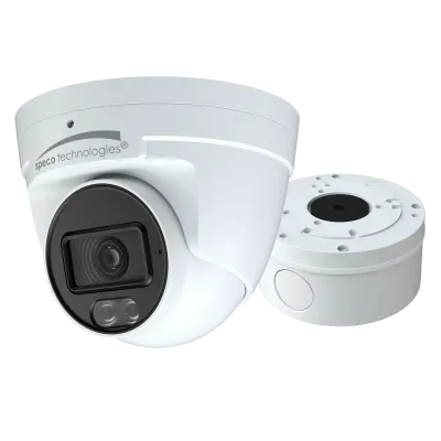 Speco - H2AT2 - 2MP HD-TVI Turret Camera with Built in Microphone and White Light Intensifier®