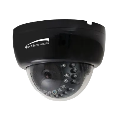 Speco - HLED33DTB - 2MP HD-TVI Indoor Dome w/IR, 12/24V