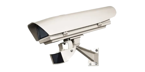 Hanwha - SHB-V-3200HPR - Outdoor enclosure with PoE+, IR and Wall mount for Box cameras. Compatible with most XNB and PNB Cameras. See complete camera compatibility list in the mount selection tool.