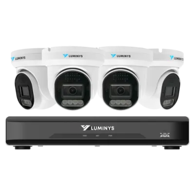 Luminys - K54-4L1A2 - 4 Channel 5MP LumiLuxLite IP Bundle