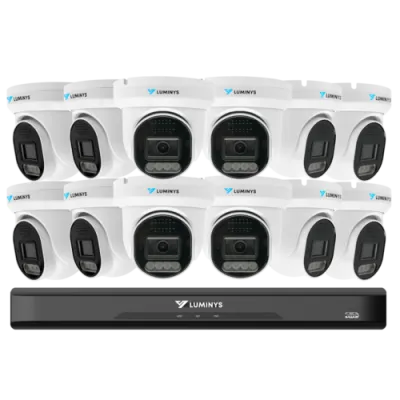 Luminys - K5T-16L2A4 - 16 Channel 5MP LumiLuxLite IP Kit