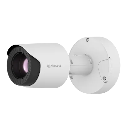 Hanwha - TNO-C3080T - Network IP Outdoor AI Thermal Bullet Camera with 60mm Lens, 384 x 288