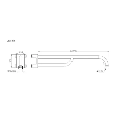 Speco - LCMT1 - Long Corner Mount for O84S