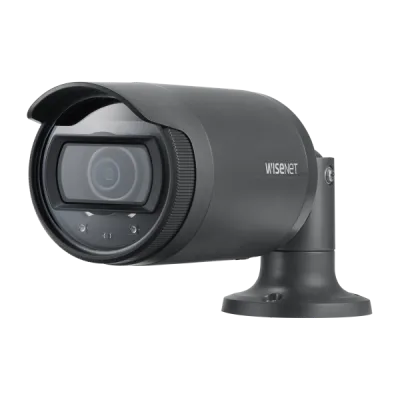 Hanwha - LNO-6012R - 2MP Outdoor Network Bullet Camera with Night Vision with Built-in 2.8mm fixed lens